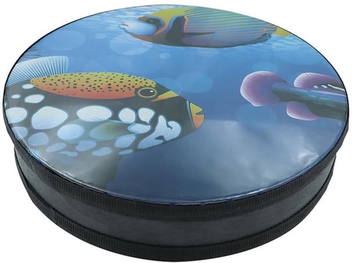 Ocean Drum 8 Inch - Natuurlijke Kleur - Regen Drum - Ontspanning - Schokbestendig - Comfortabel Gebruik - Geluidsdrum