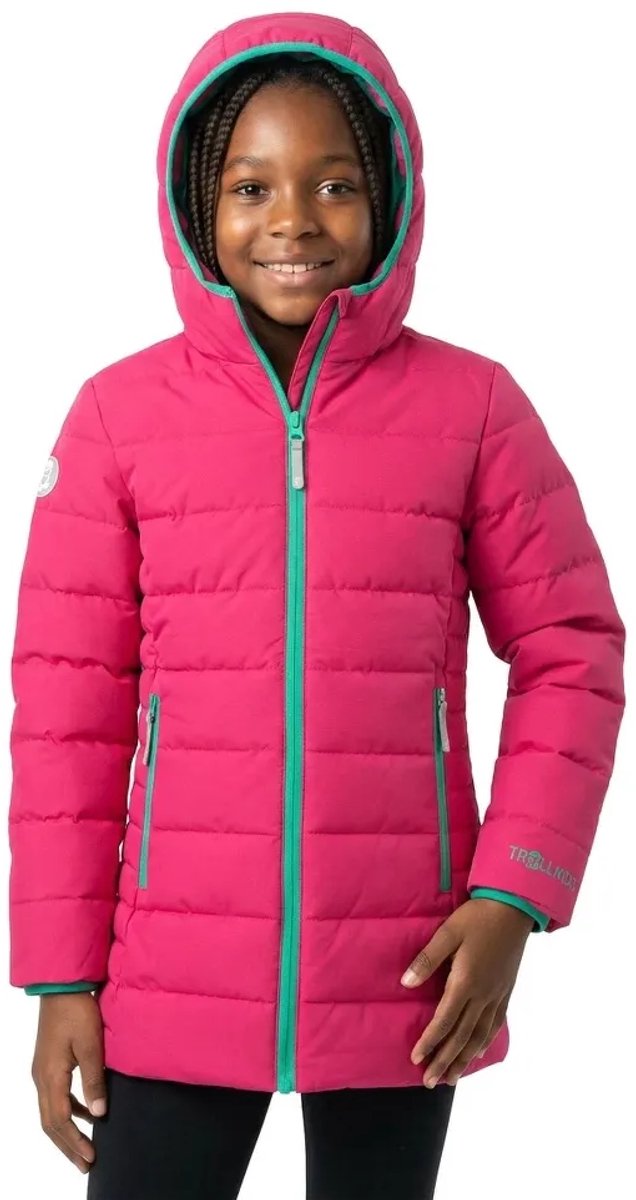 Trollkids Stavanger Coat Jas Roze 98 cm Meisje