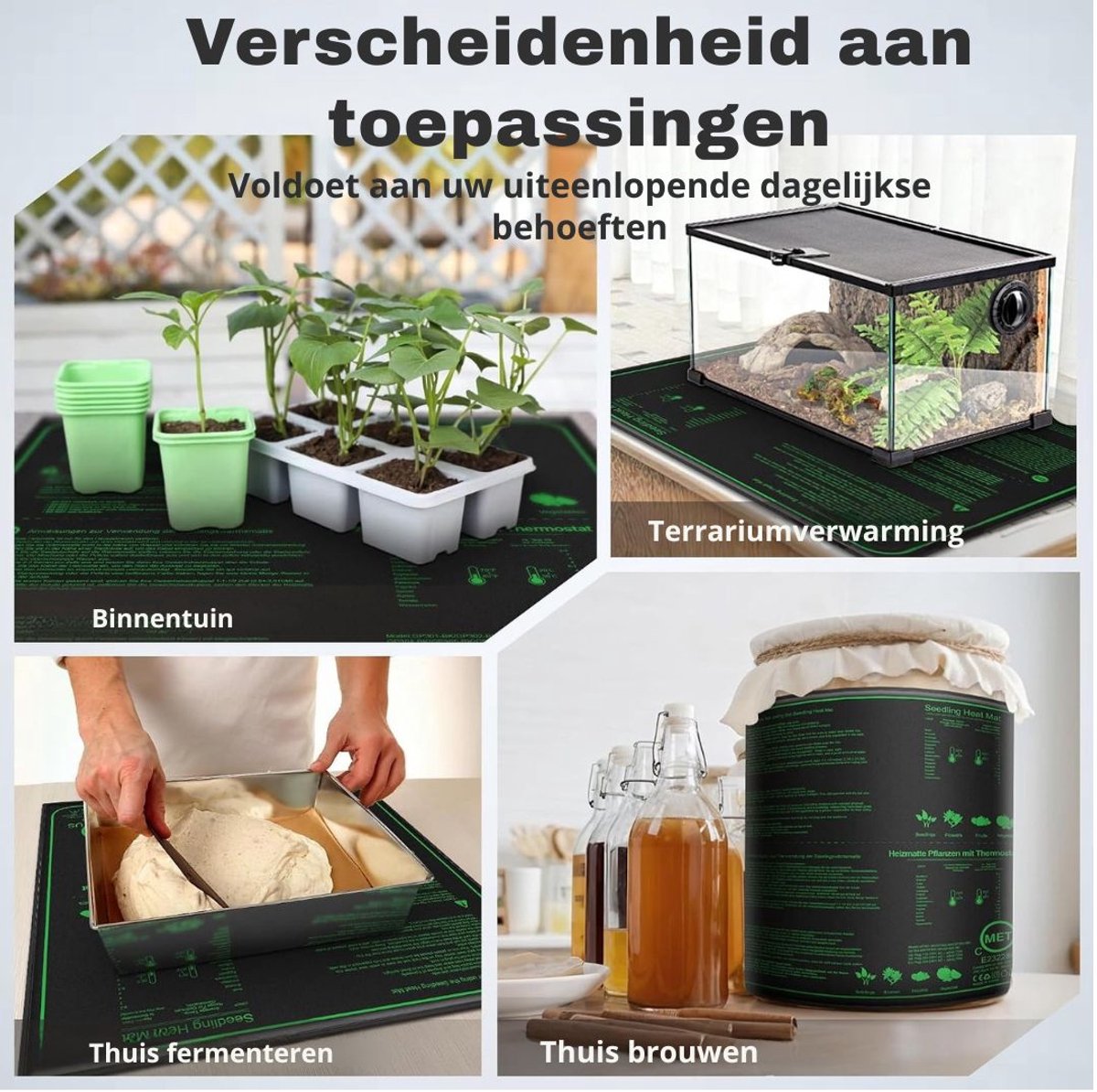 Zavio® Warmtemat Planten - Waterdicht – Kweekmat