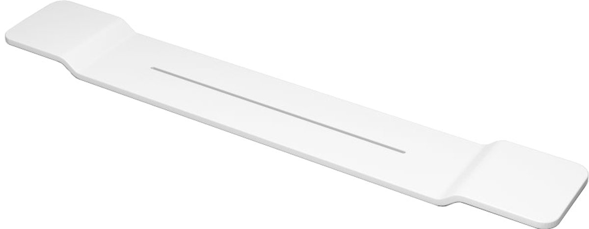 Badplank Sanitado Elements Hinza solid surface 95x15cm glanzend wit