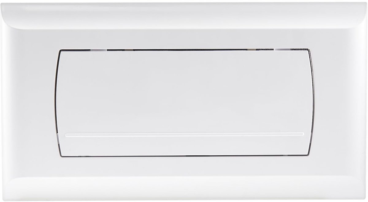 Solidchoice - Drukplaat voor Geberit 200F, Inclusief Montagebeugels en Schroeven