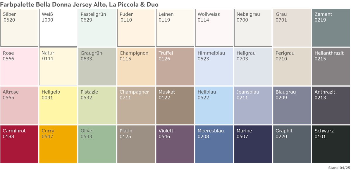 Bella Donna Jersey La Piccola Topperhoeslaken 140x190-200 cm parelgrijs-0710