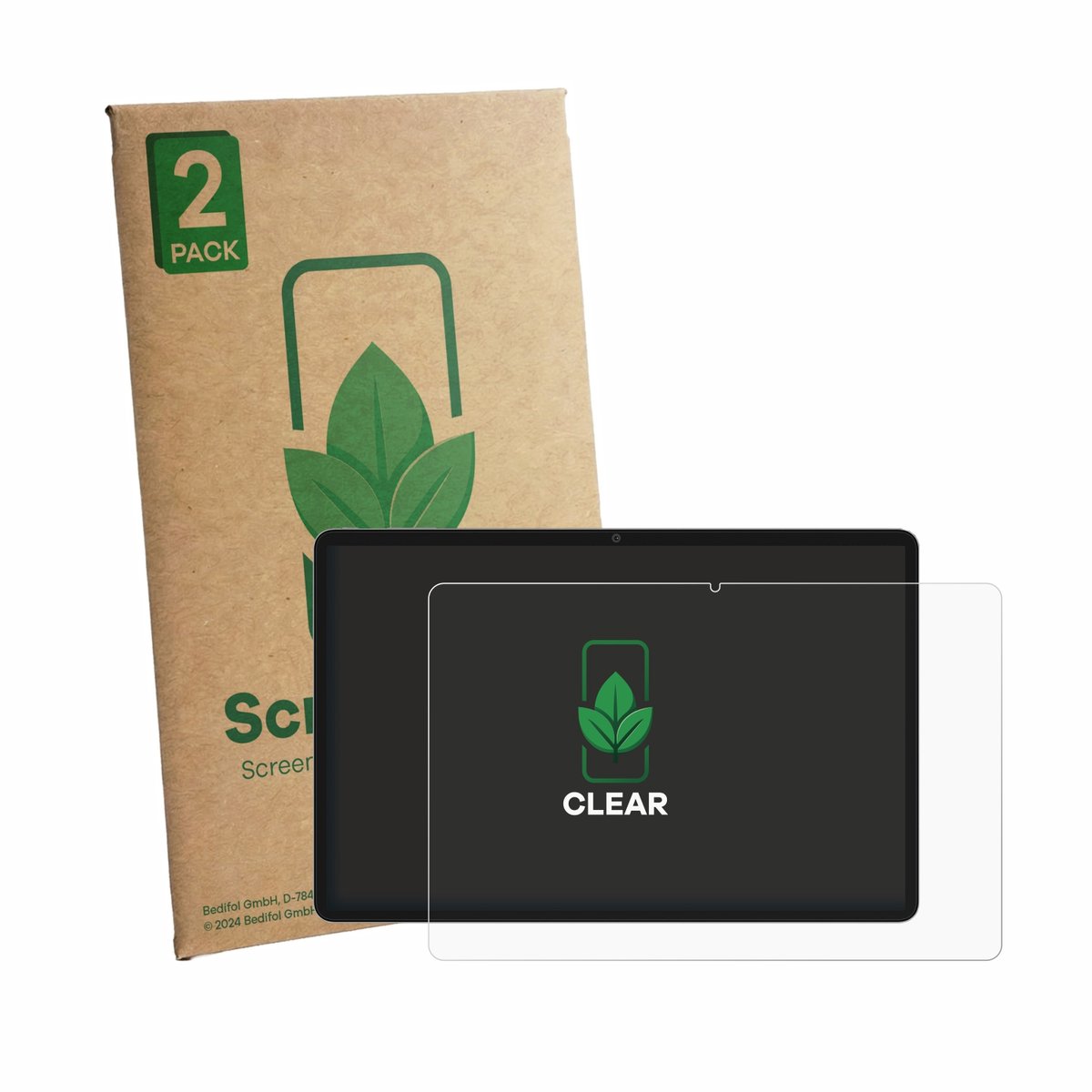 2 Stuks Screenprotector voor Teclast M50T - Hoogwaardige Beschermfolie transparant