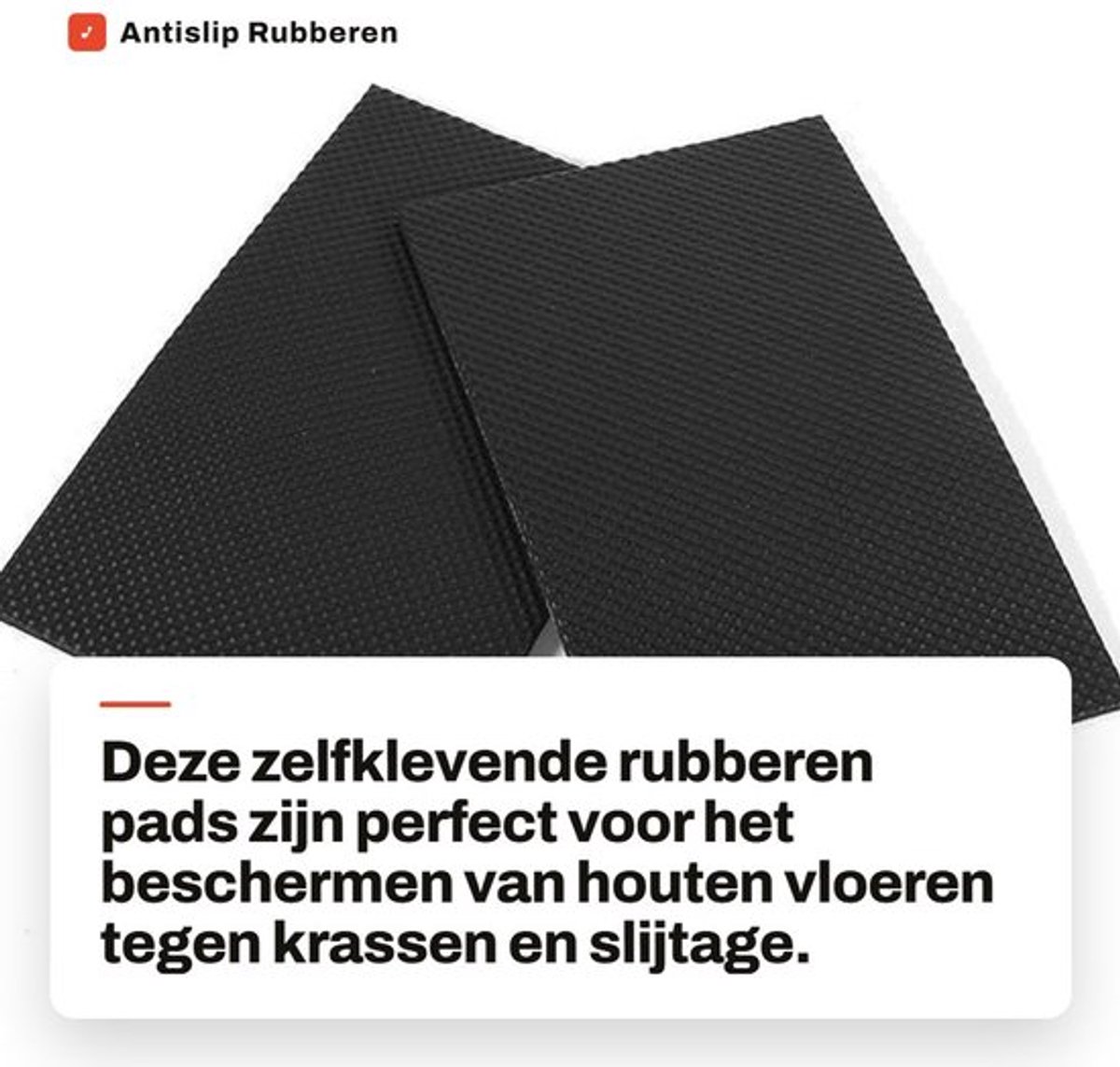 Antislip Pad - 2 Stuks - Verdikte EVA - Zelfklevende Rubber Voetjes - Meubelbescherming - Voor Tegels/Houten Vloeren