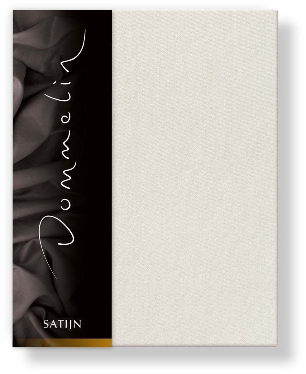 Dommelin Hoeslaken Uni Satijn 300TC 516 Beige 200x200/30