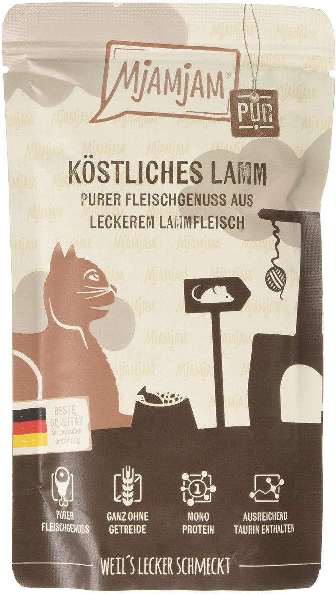 Solidchoice - Premium Kattenvoer met Lamsvlees in Zak (12 x 125 g)