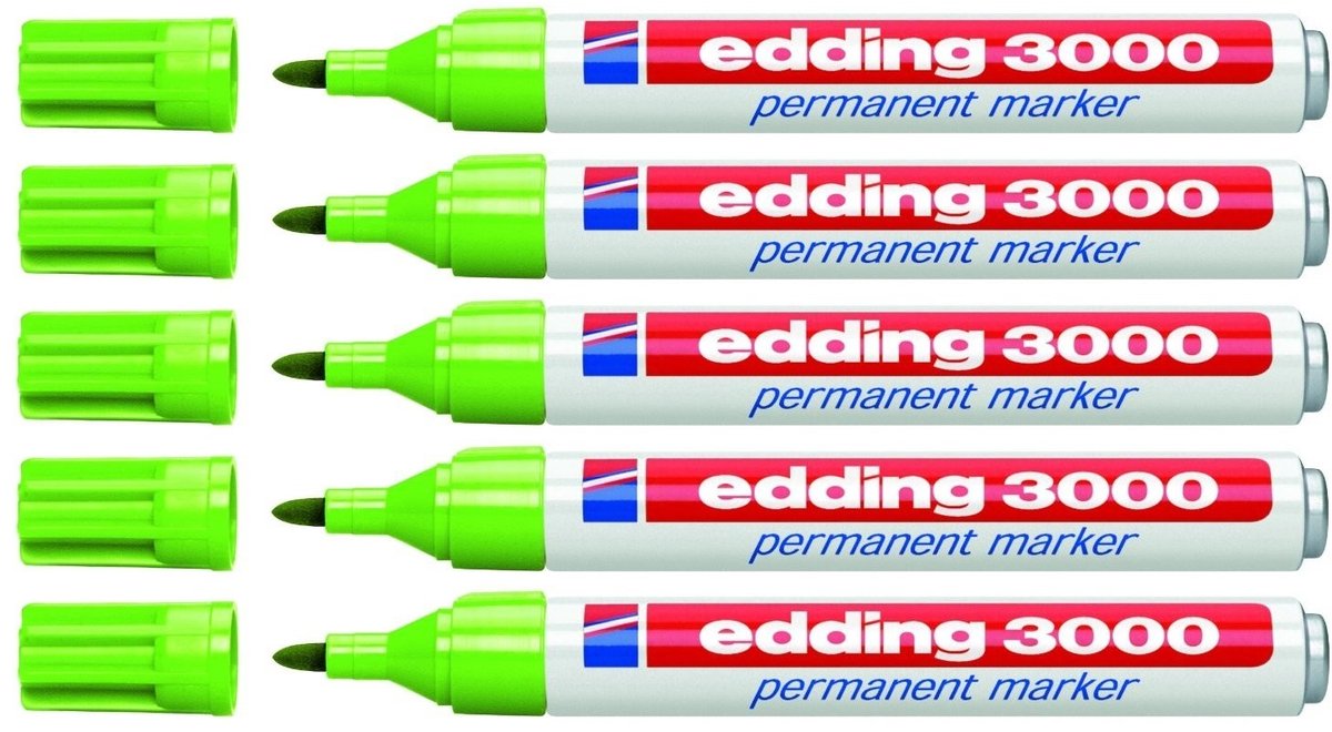 Solidchoice - Permanent Marker Set van 5 met Navullingen