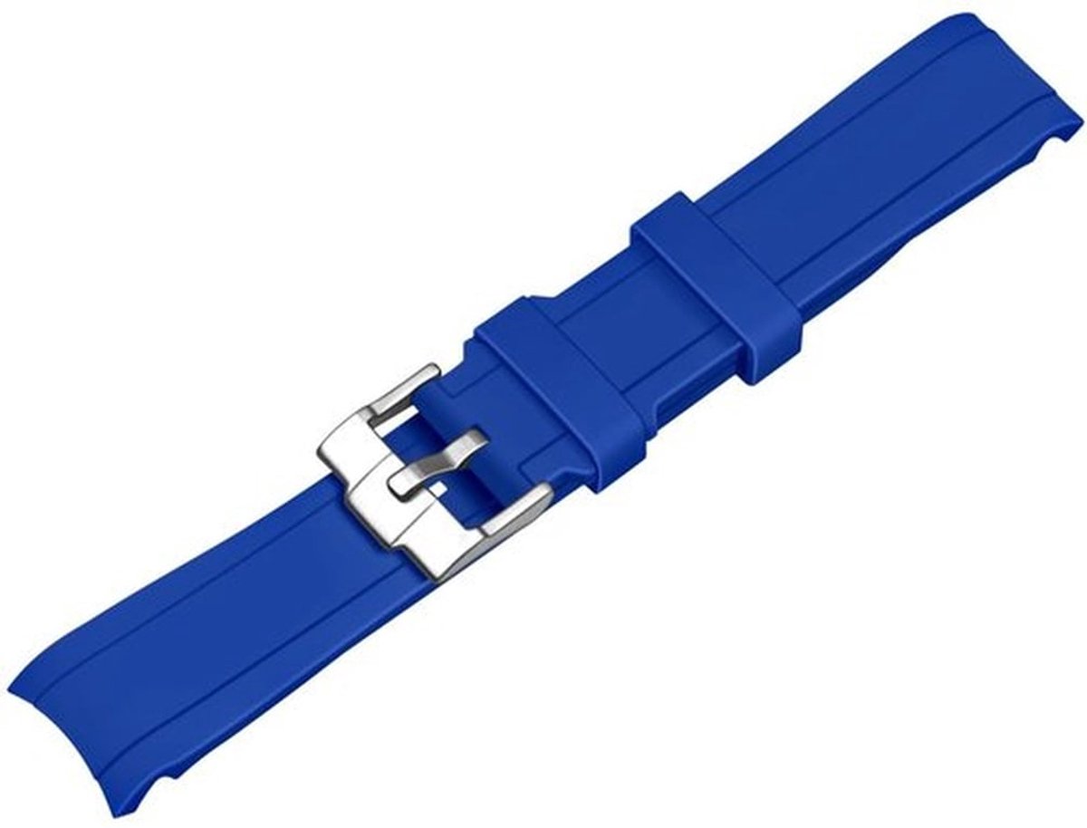 Horlogeband 20mm/22mm Gebogen Uiteinden - Siliconen Rubber - Sport Vervanging - Universeel Compatibel - Lichtgewicht en Duurzaam - Horlogebandje
