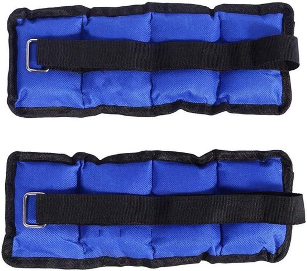 Enkelgewicht, 1 Paar Verstelbare Gewichten 2 kg/3 kg/5 kg, Duurzaam Pols Gewicht voor Fitness, Oefening, Wandelen, Joggen, Gymnastiek, Aerobics, Sporten, Blauw (3 kg)