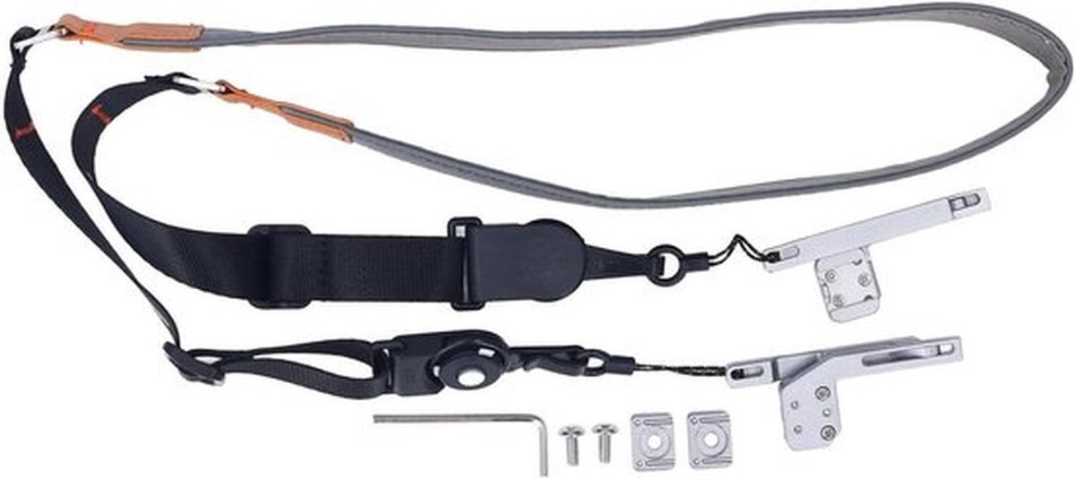 - Drone Afstandsbediening Hanger - Verstelbare Nekriem - PU Leer - Accessoire - RC1 RC2 Air 3 Mini 4 Pro - Universeel - Comfortabel - Draagbaar - Geschikt voor - Kleur - Model.
