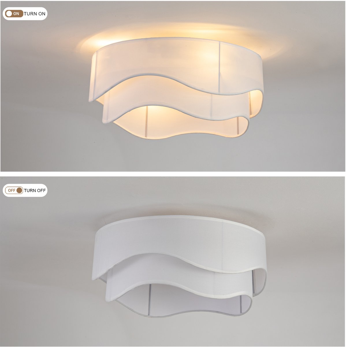 Moderne 19-inch plafondventilator - ABS-bladen - App- en afstandsbediening - Zes snelheden - Omkeerbare ventilatorstanden - Geschikt voor slaapkamer en babykamer – foto 4