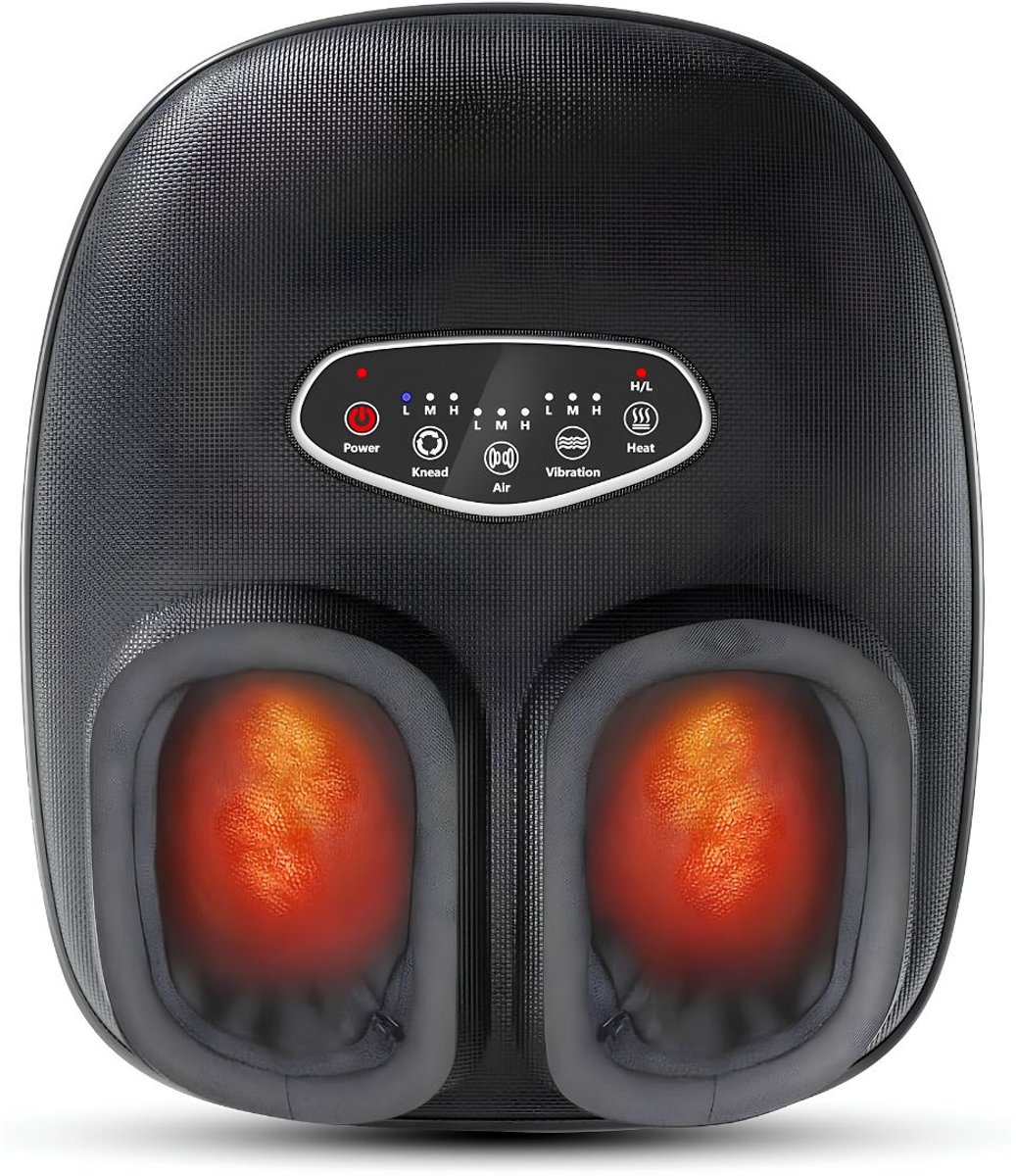 NIVA® Voetmassage Apperaat - Massageapparaat - Voetmassage Apparaat Shiatsu - Zwart - 35cm x 19cm x 40cm