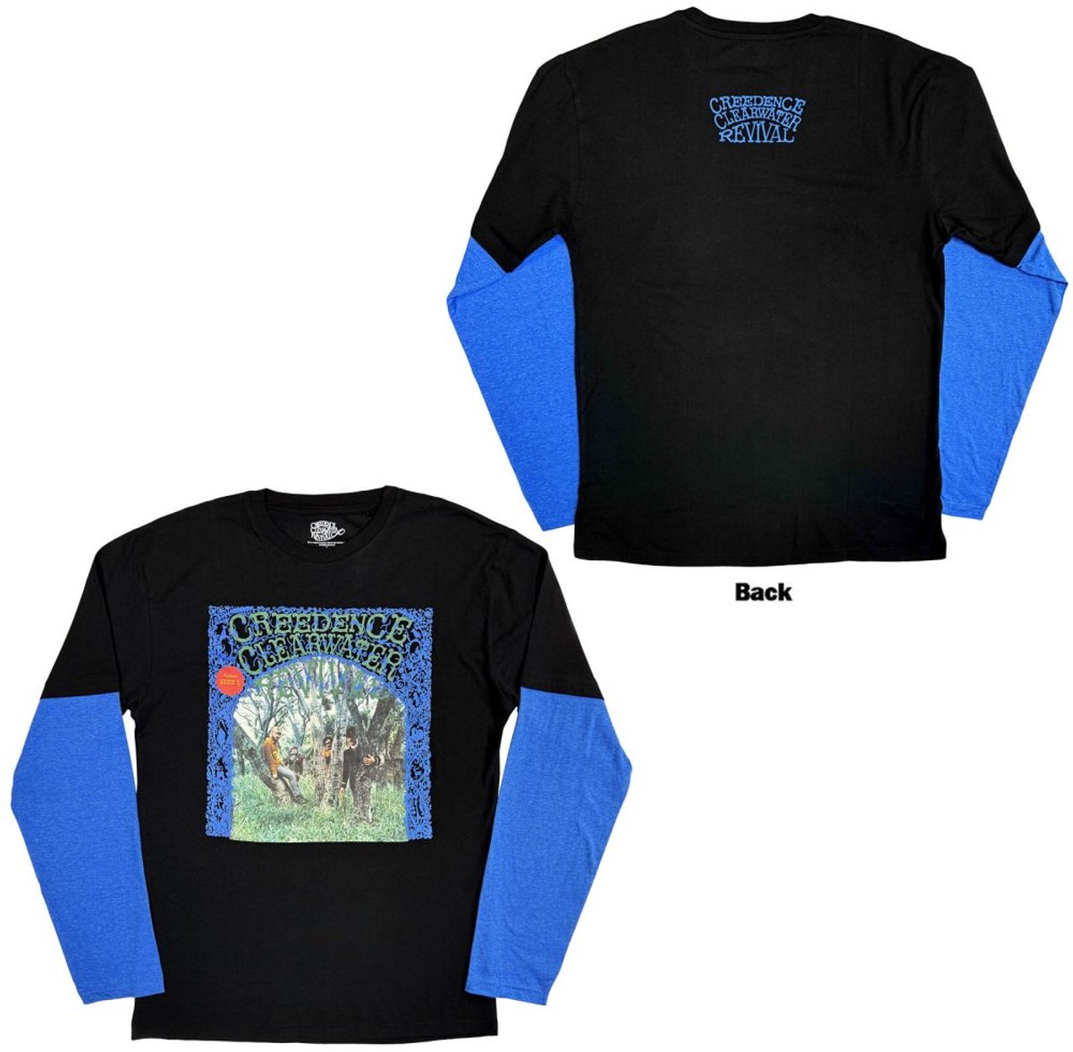 Creedence Clearwater Revival - CCR Album Longsleeve shirt - M - Zwart/Blauw