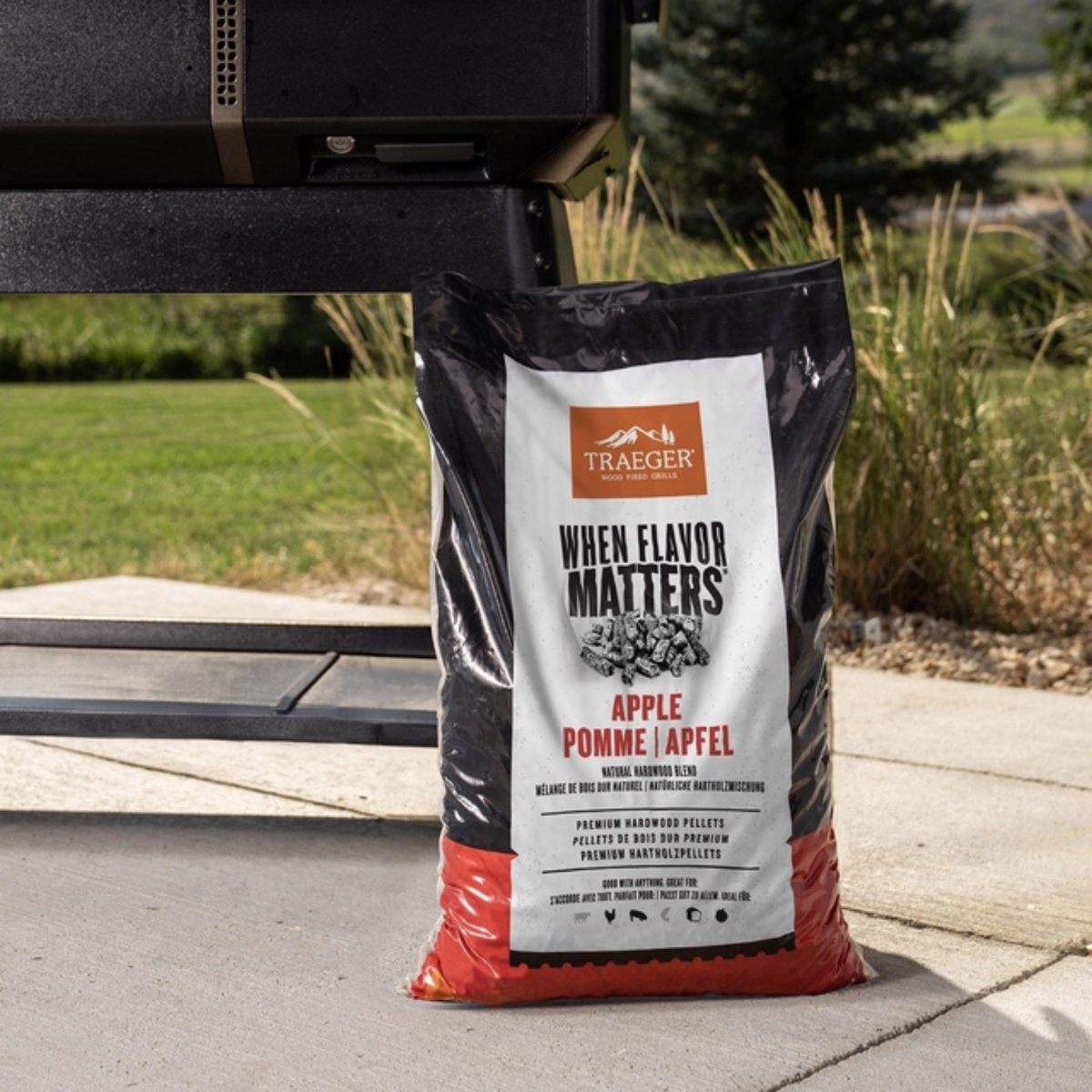Traeger Apple Pellets 9kg - Granulés de bois premium pour BBQ