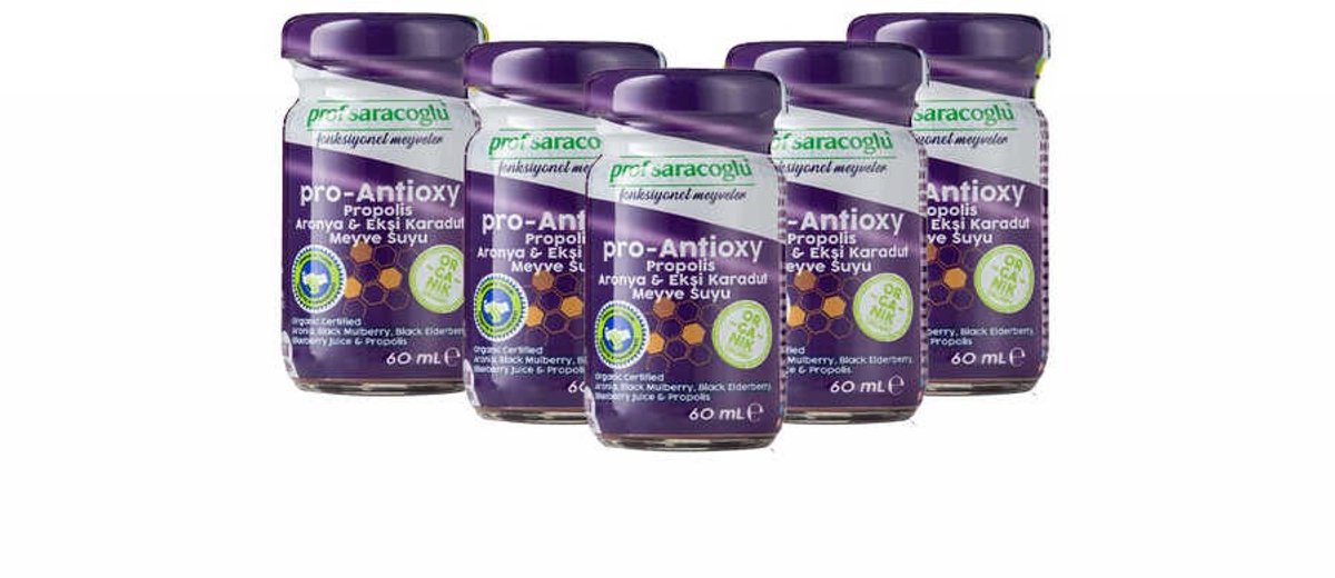 PRO-ANTIOXY Propolis, Aronia & Zure Zwarte Moerbei Fruitsap