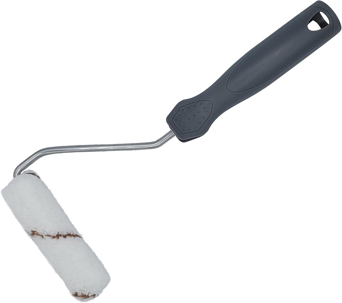 SnelShoppen - Miniroll Glaze 110 mm Wit - Professionele Kwaliteit Verfroller voor Perfecte Afwerking, Ideaal voor Klussen in Huis, Tuin en Feestdecora