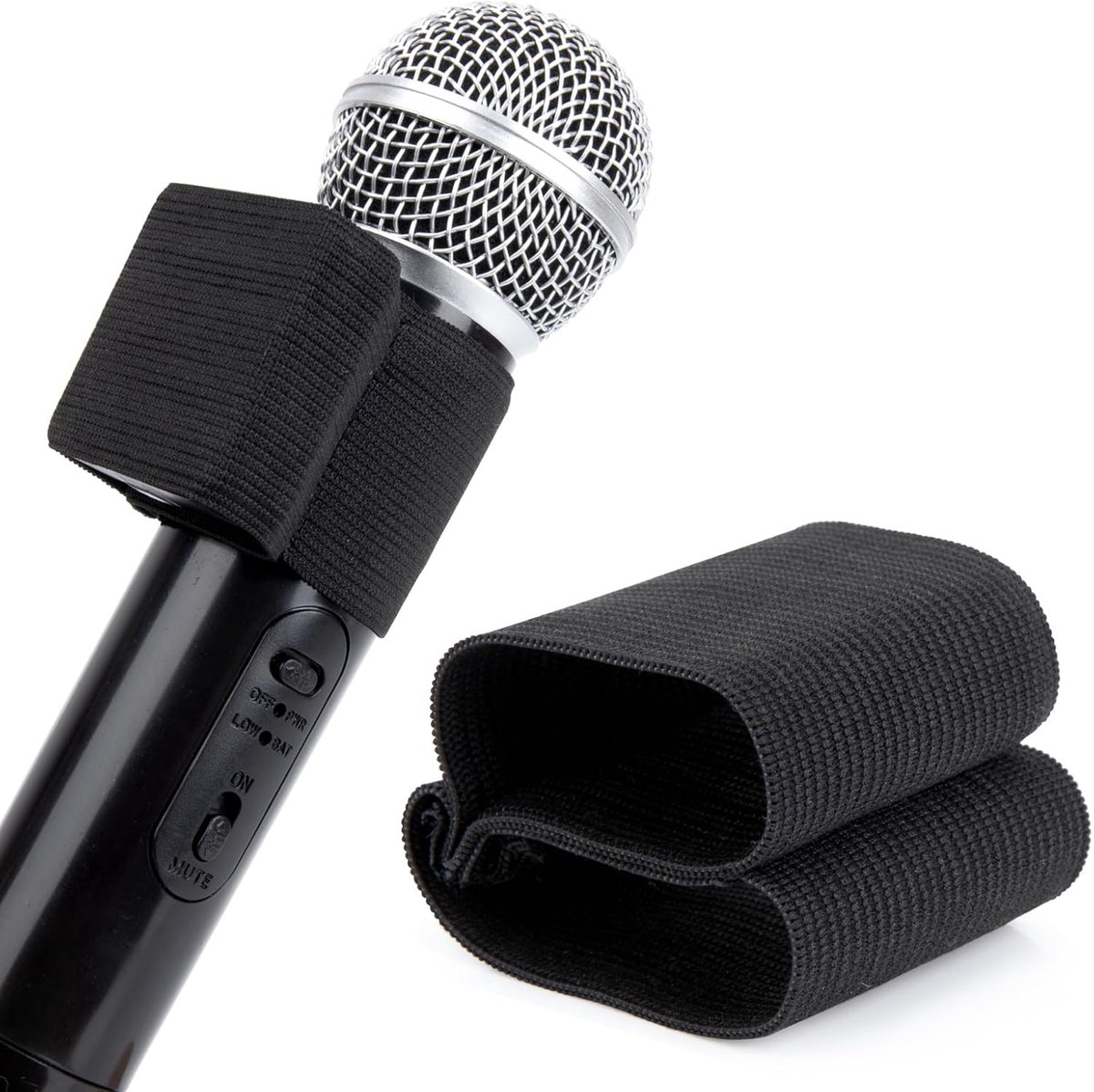 SnelShoppen - Elastic Microfoon Sleeves en Covers voor Draadloze Microfoons, Bescherming voor Wedding Shot, Vlog, Live Interview, Streaming, Fotografi
