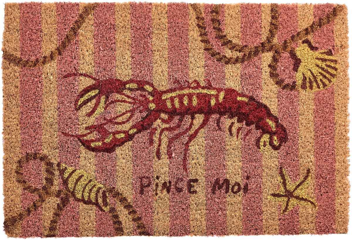 Beliani SURIGAO - Deurmat - Meerkleurig - 40 x 60 cm - Kokosvezel/PVC