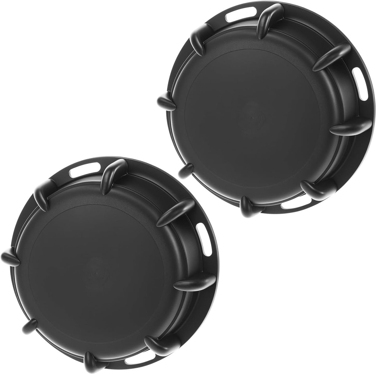 SnelShoppen - 2 Stuks IBC Tank Deksel S60 Eindkap voor IBC Containers, Ideaal voor IBC Opslagtanks, Regenwater Tanks en Tuinirrigatie, Robuust Polyeth