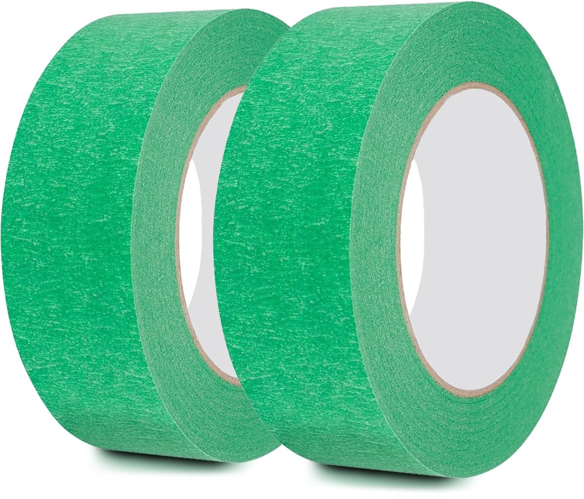 SnelShoppen - Masking Tape Groen - Sterke Zelfklevende Reparatietape 20m x 30mm - Waterdicht en Universeel voor Vloerkleedverbinding, Sealing, Reparat