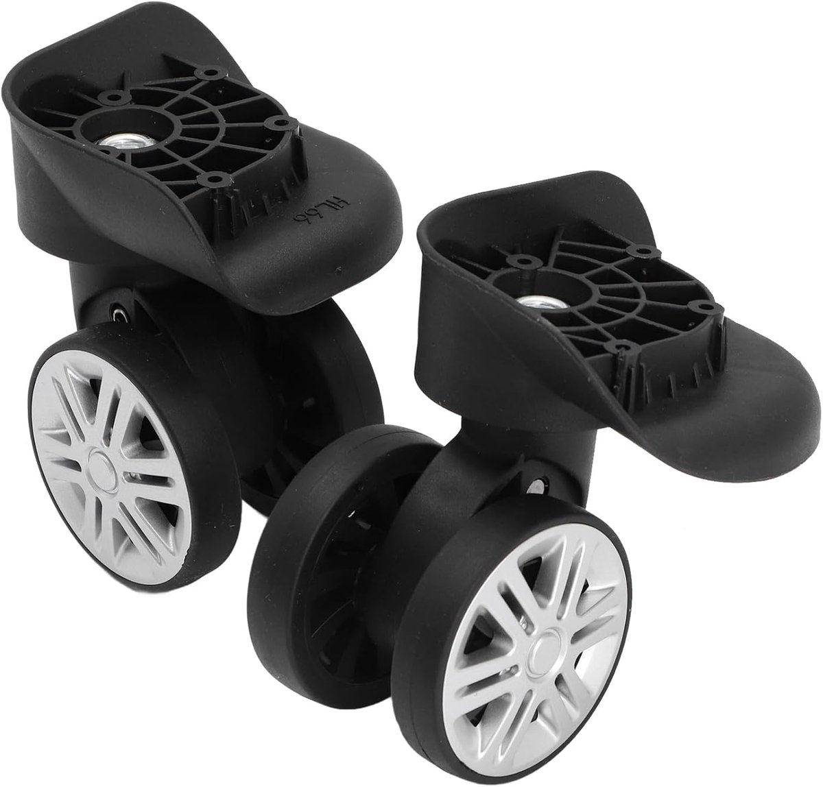 SnelShoppen - Universele Vervangwielen voor Koffers en Reiskoffers - ABS Materiaal - Geluidsloos en Schokabsorberend - Voor Trolley Boxen, Thuis, Reiz
