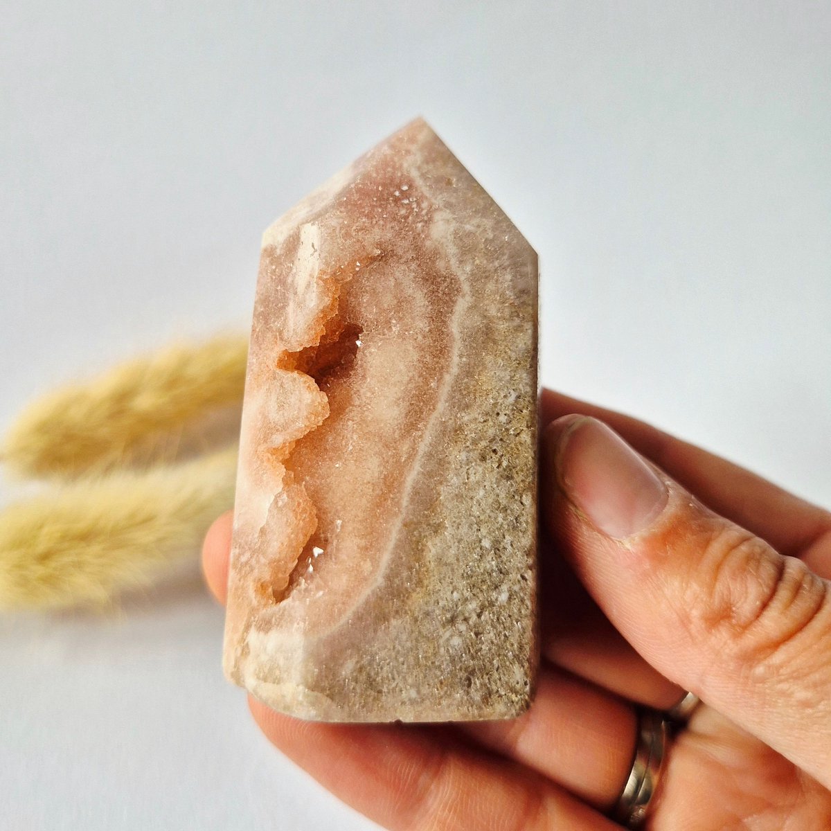 Roze Amethist Druzy Toren #15 81 Gram – Natuurlijke Pink Amethyst uit Brazilië