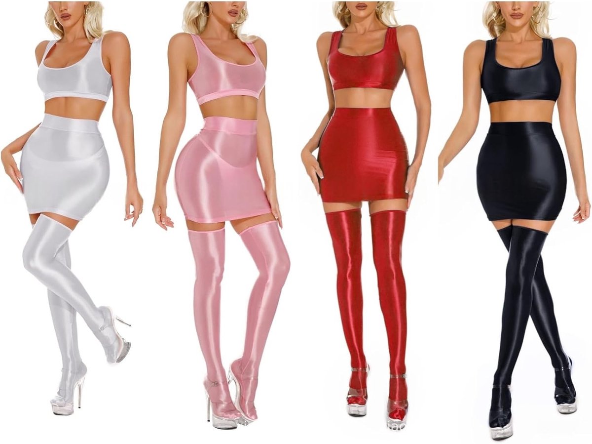 Mini Rok voor Dames in Glanzende Stijl, Bodycon Pencilmode, Elastische Korte Rok voor Feestjes en Nachtclubs, Perfect voor Rave en Avondkleding