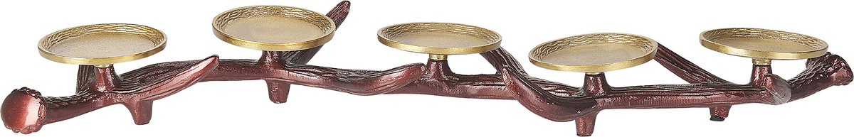 CLEONAE - Kandelaar - Bruin - Aluminium