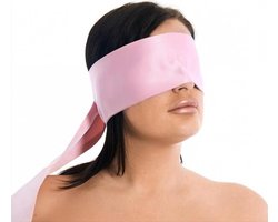 *** Bondage Blinddoek - Roze - 150 cm x 10 cm - Nylon - Bdsm - Plagen Stout - van Heble® ***