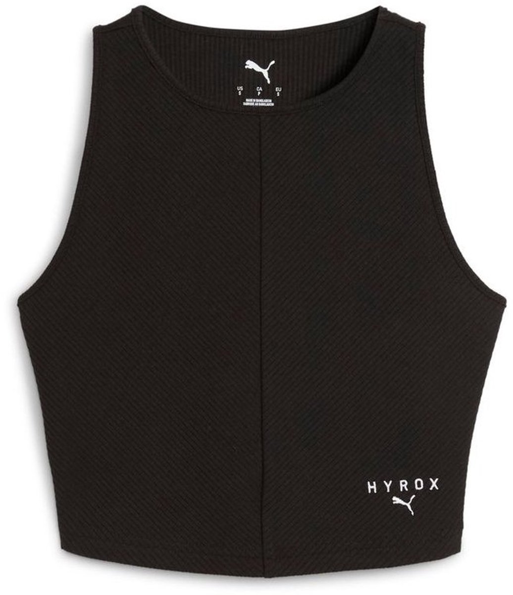 Puma Dames tanktop W X Hyrox Rib Crop 527640 Zwart