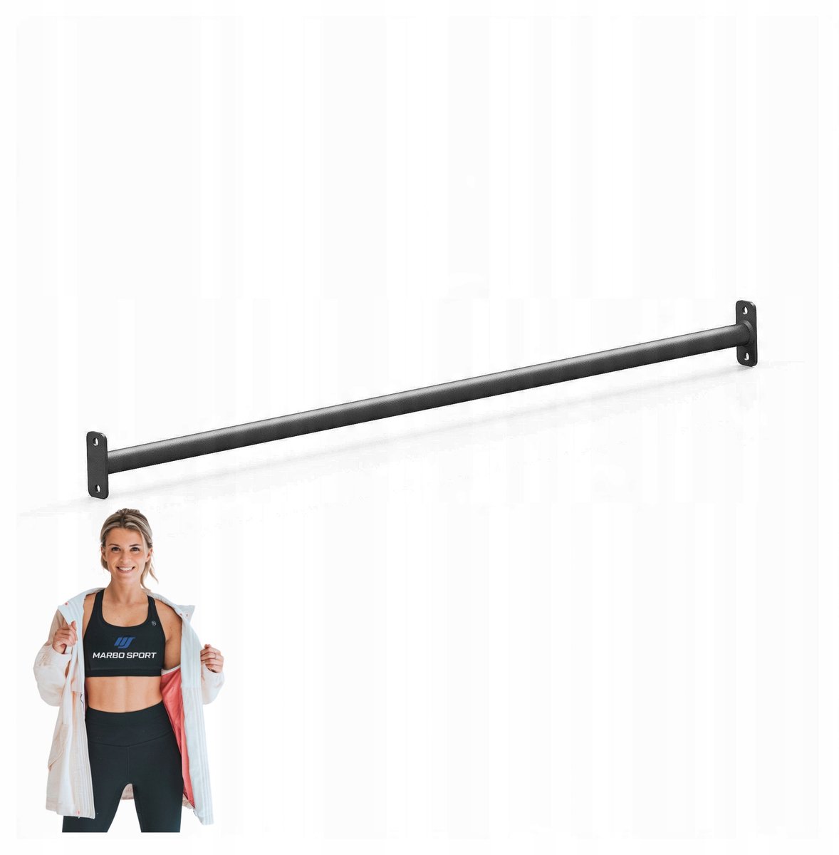 Marbo Sport - Enkele optrekstang MFT-D48-180 - 48 mm - 180 cm - voor FT RIG