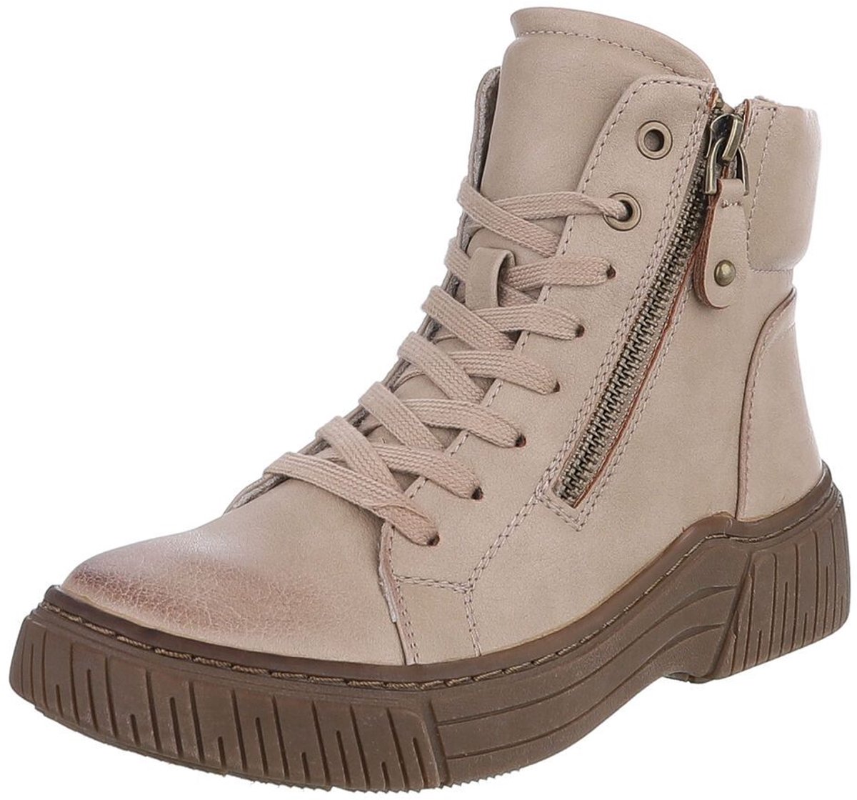 Veterboot met ritssluiting - dames dagelijks gebruik Mt:38