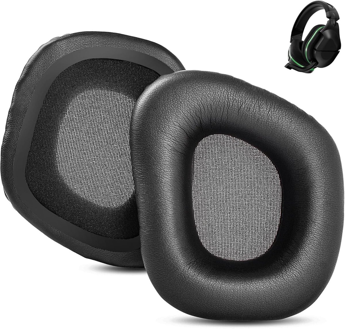 Vervangende oorkussens voor gamingheadsets met Proteïneleer, geschikt voor Turtle Beach Stealth 600 Gen 2 en 500 XB, comfortabele en duurzame oorkussens