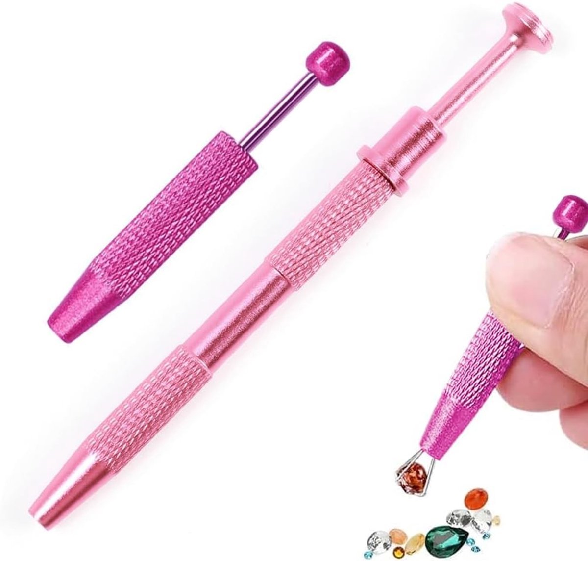 Professionele pincet voor het maken van sieraden, aluminiumlegering, vierklauw ontwerp, ideaal voor piercings en accessoires.