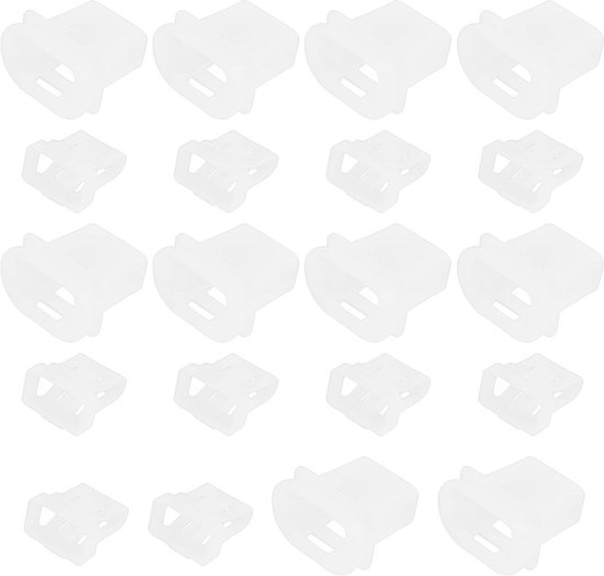 10 stuks witte achterbank kussen bevestiging clips - auto accessoires - Toyota compatibel.