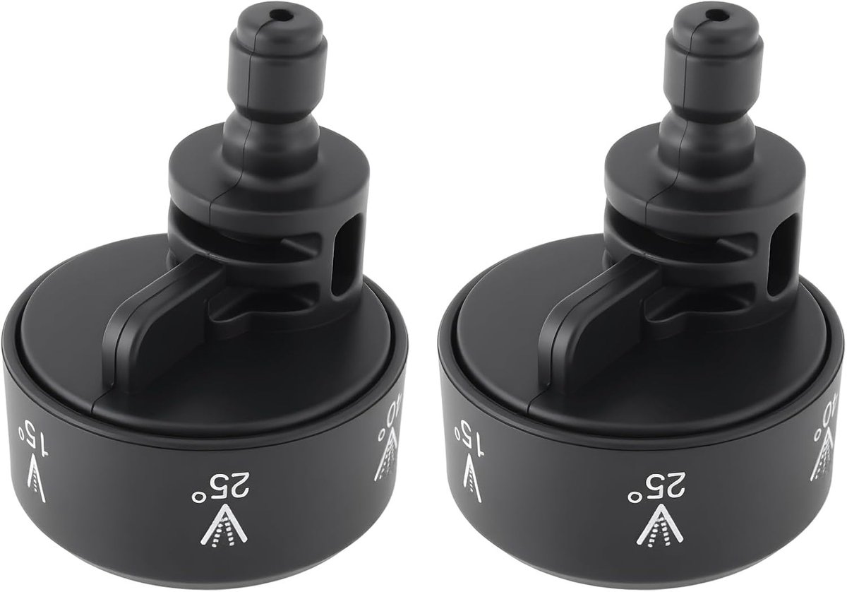 SnelShoppen - 2 Pack Hoge Druk Spuitmondstukken voor Hydroshot, 6 Spray Modi, Eenvoudige Installatie, Compatibel met Diverse Modellen, Multifunctionee