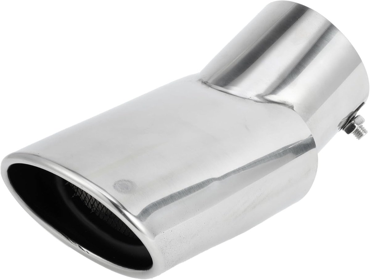 Verloopd Uitlaatpunt Achter 2.8" Inlaat 4.1" Uitlaat 7.2" Lengte RVS Voor Land Rover Range Rover 02-10, Hoogwaardige Geluidsdemping en Duurzaamheid