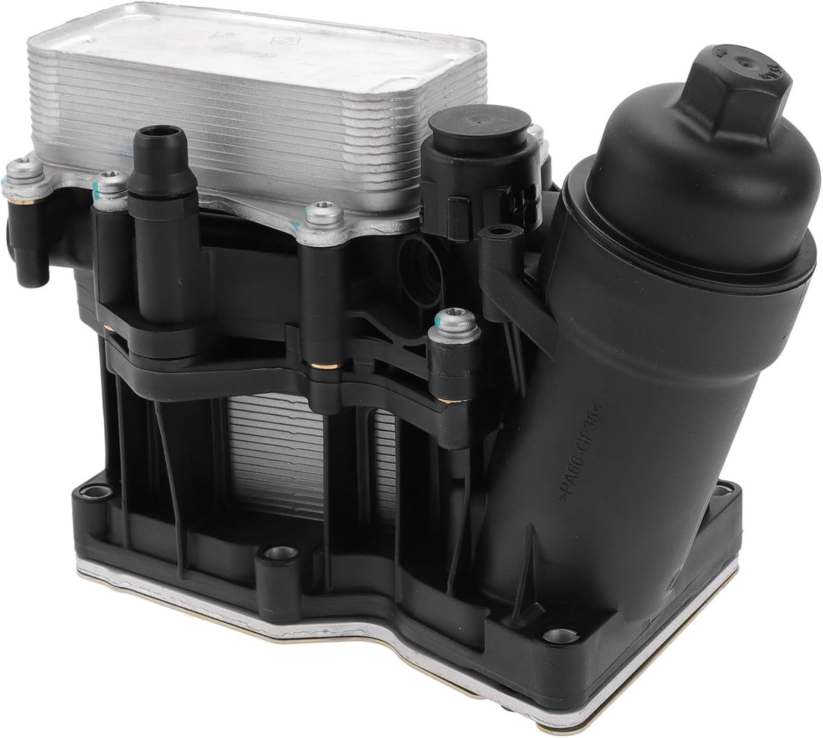 Oliekoeler en Oliefilterbehuizing Adapter voor BMW X3, X5 en 328D - Geüpgraded Aluminium, 1 Stuk, Duurzaam en Efficiënt