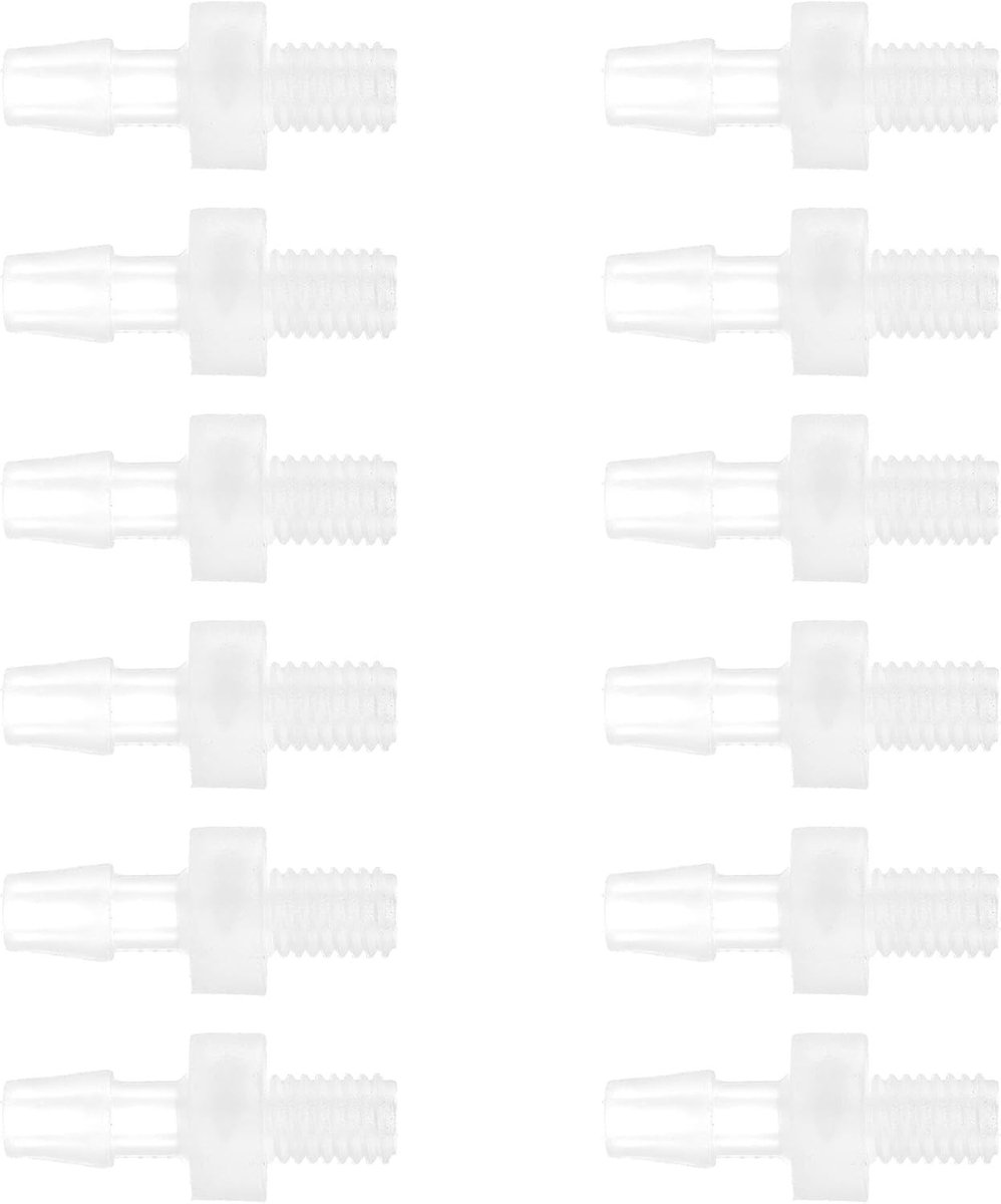 5/32" Barb M5 Externe Draad Adapter Connector - Plastic Slang Fittingen, 10 Stuks voor Tuin en Waterleidingen