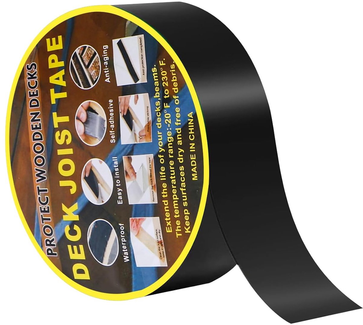 Dakreparatietape 5 cm x 10 m - Butyladhesieve tape - Waterdicht - Voor het afdichten van daken - ShopVlot