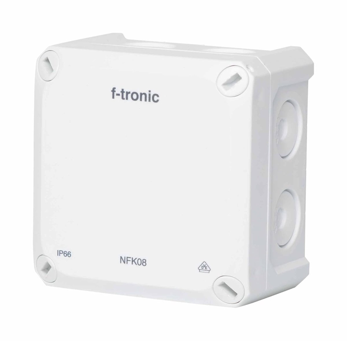 Verdeelkast Neptun Compact 85x85x54mm - Wit - IP66 bescherming - Geschikt voor vochtige ruimtes - ShopVlot
