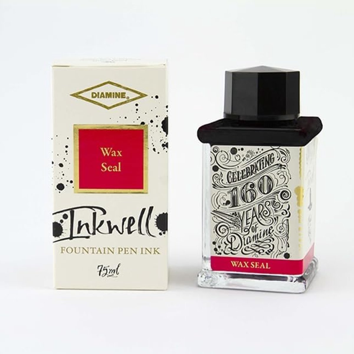 Vulpotlood inkt 75ml - speciale editie - wax seal rood - perfect voor schrijven en verzegelen - ShopVlot