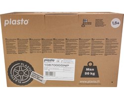 Plasto Scooter Perzikkleur - Baby Walker - Stille Wielen - Loopauto - Zithoogte 22 cm - Special Edition Zachte Neutrale Kleuren - Gemaakt in Finland - Vanaf 1 Jaar