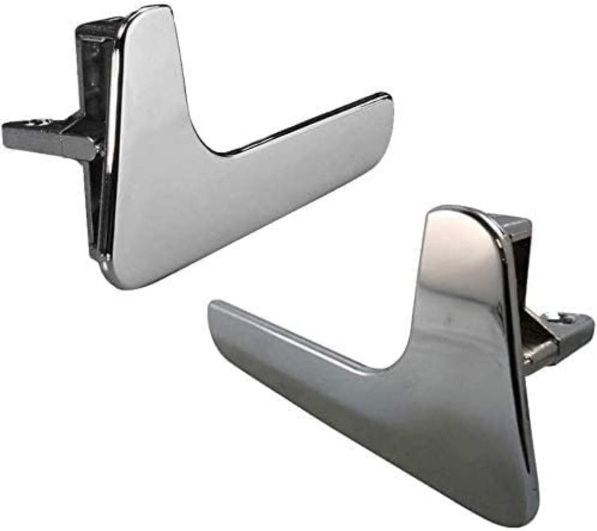 Deurklink set - 2 stuks - zilver/chroom - geschikt voor Seat Ibiza en Cordoba - AutoFullCar - ShopVlot