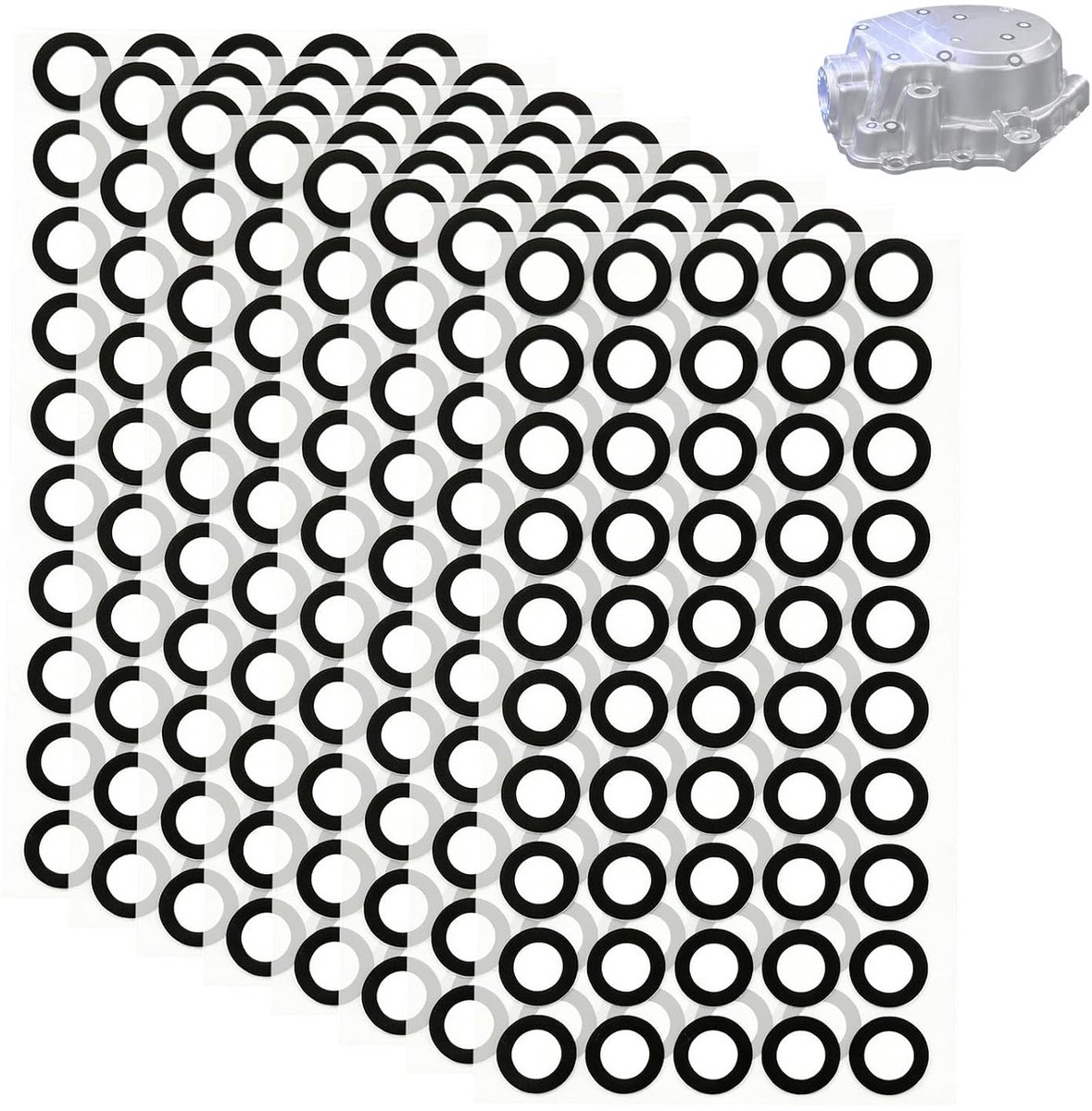 Optische referentiepunten 400 stuks - 6 mm tracking-stickers - reflecterende folie - ideaal voor 3D-scanner - ShopVlot