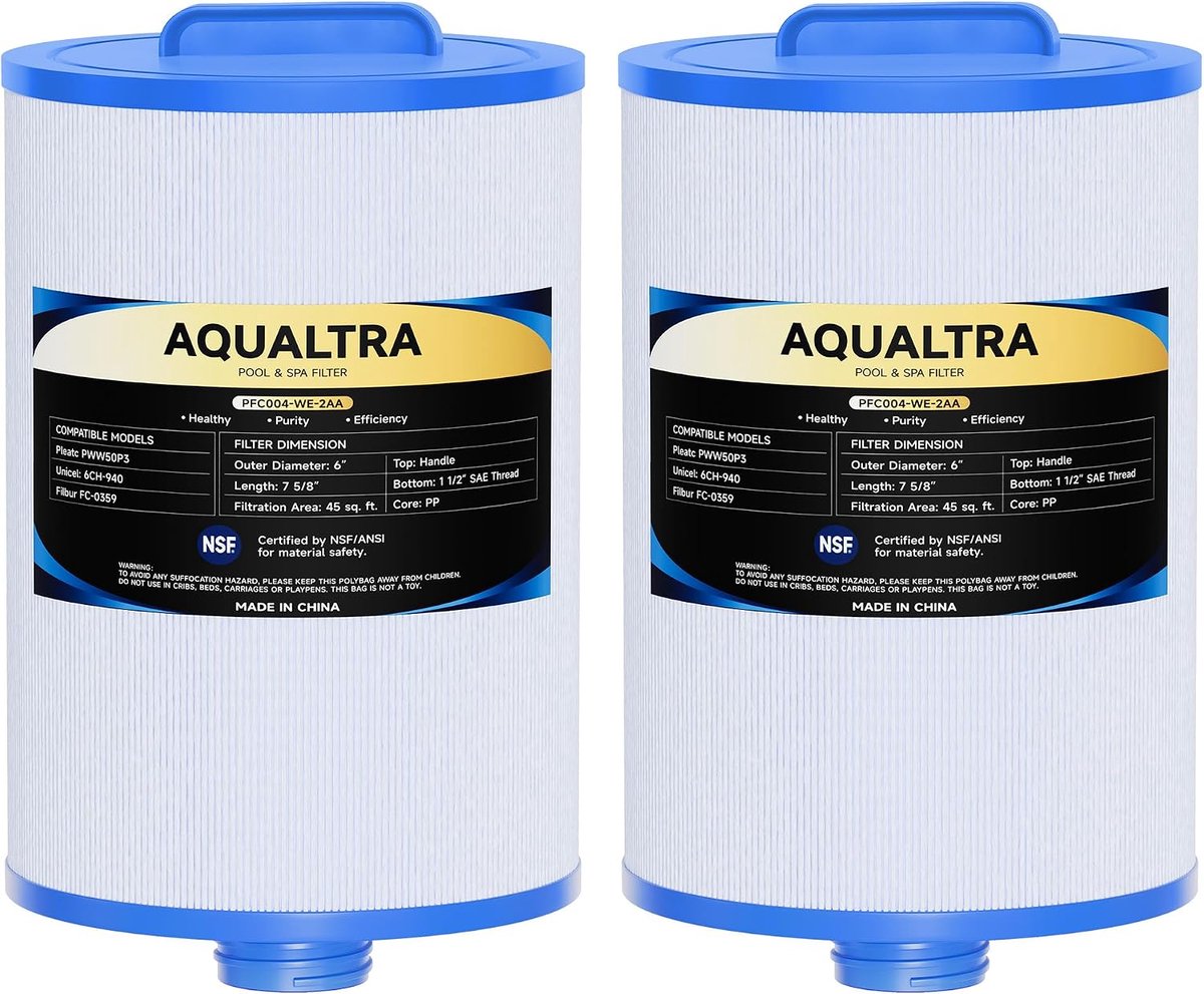 Spa filter 194mm x 150mm - PET-composiet - BPA-vrij - Veilig en ontspannen gebruik - ShopVlot