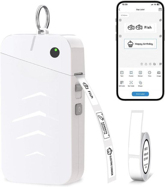 Zavio® Labelmaker - Labelprinter - Lettertang - Labelwriter | bol
