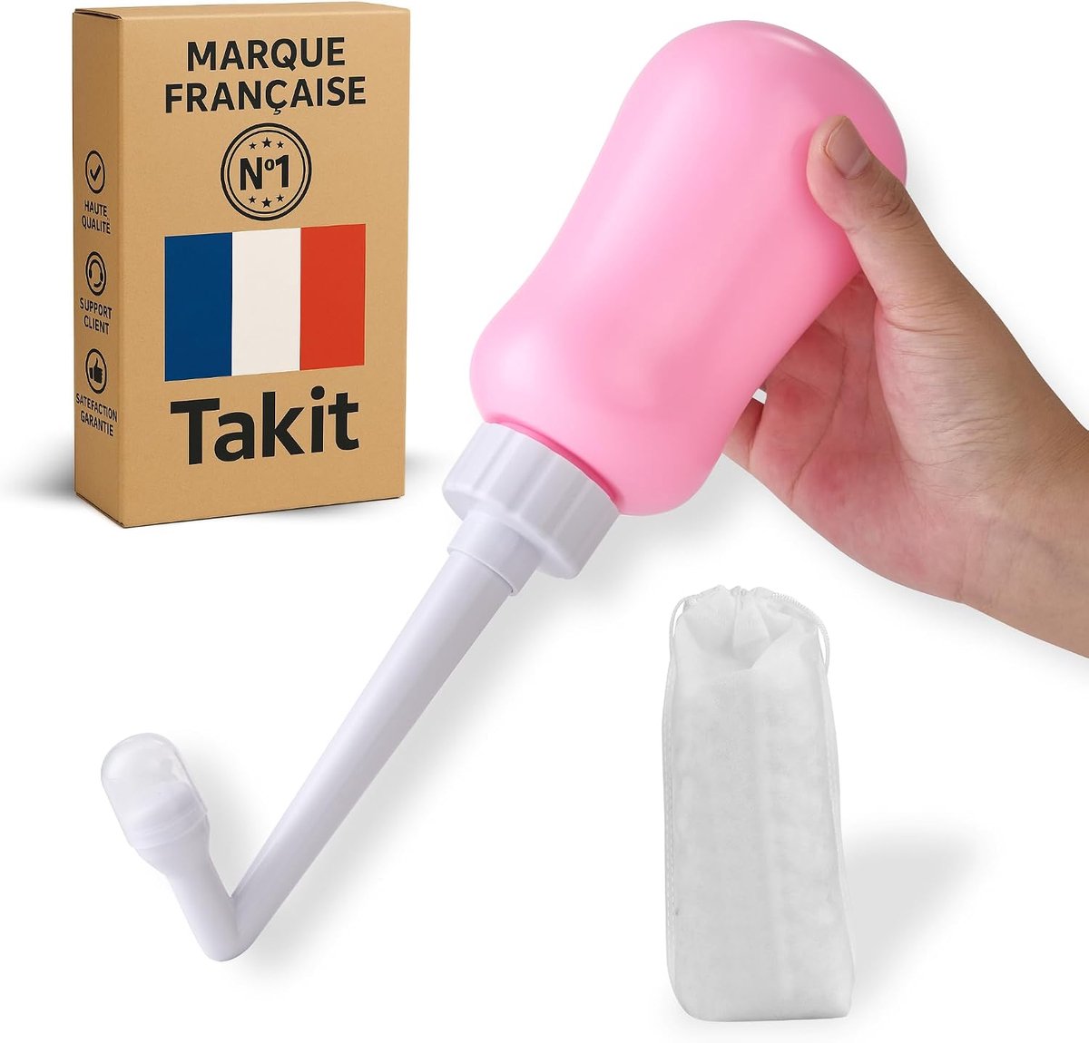 Bidet voor intieme hygiëne 370 ml - Perineale fles - Flexibele spuitstraal - Comfortabel en praktisch - ShopVlot