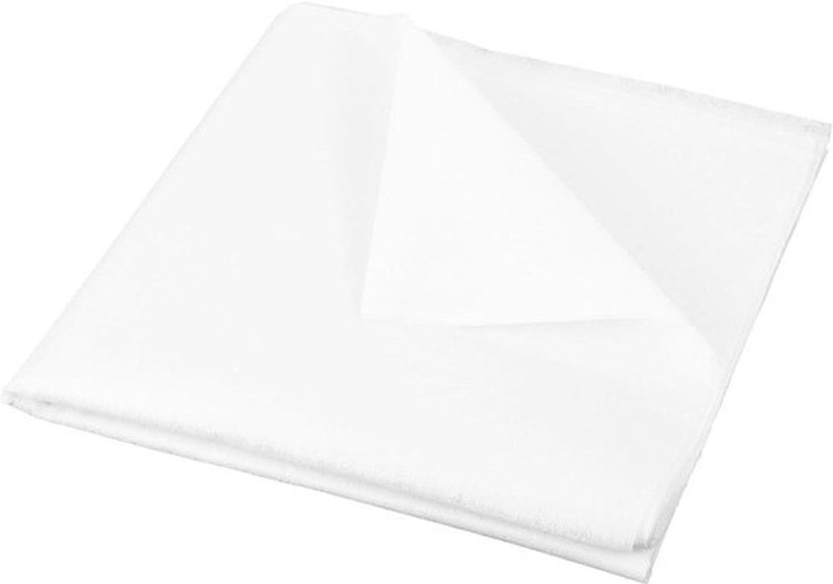 Strijkvlies wit van 200 x 100 cm, opstrijkbare inlegstof voor strijkvouwen en naaihandwerk, versterkt kleding met medium dikte voor duurzame afwerking