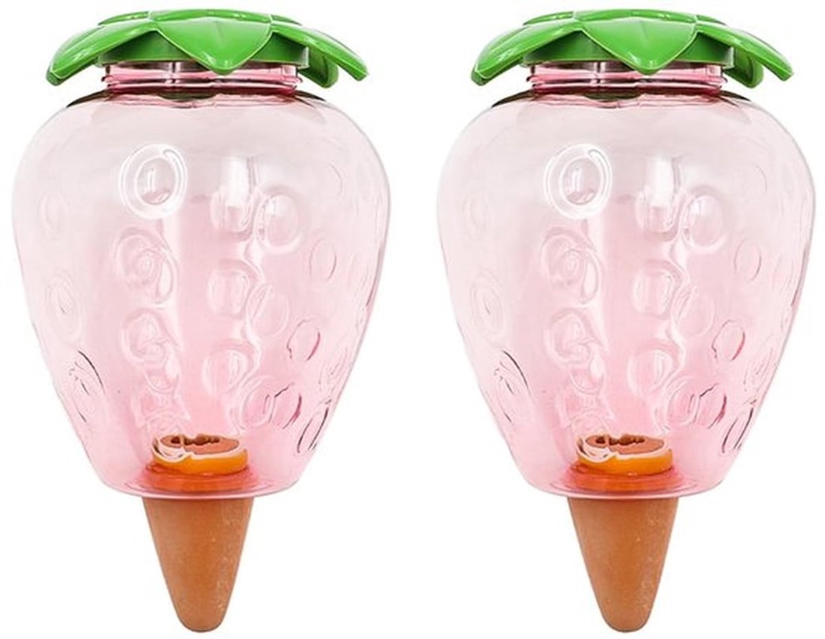 2-pack grote gietballen, 500 ml aardbeiengietballen, planten die kamerplanten water geven, wateropslagplanten, decoratie voor de feestdagen in de tuin